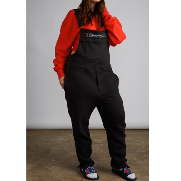 champion reverse weave super fleece 3.0 overalls